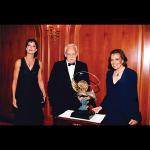 Prince Rainier and Dr. Sylvia Earle recipient of the Bal de la Mer Sea Keeper Award