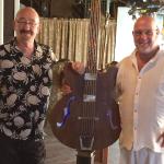 Musician Dave Mason with artist Dale Evers